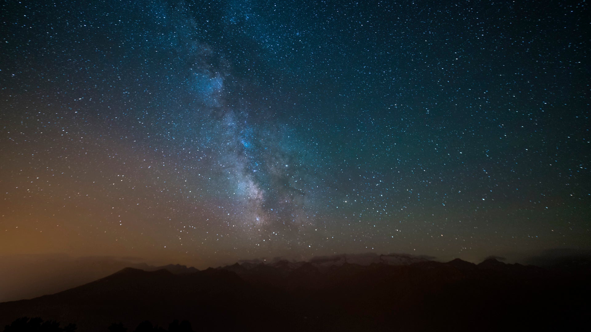 The Milky Way over the Spanish Pyrenees